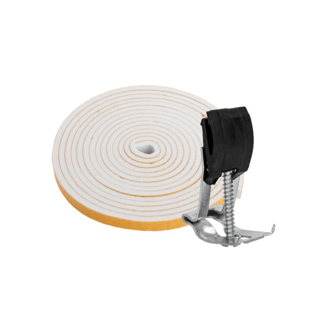 Mounting kit for steel inset sinks, mounting catch 10 pcs., self-adhesive seal 270 cm